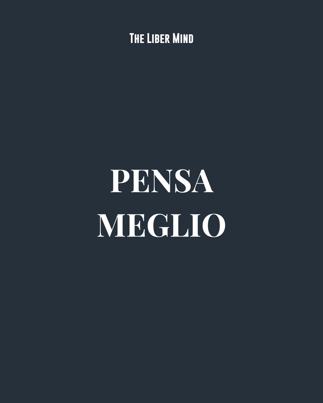 Copertina del workbook PENSA MEGLIO